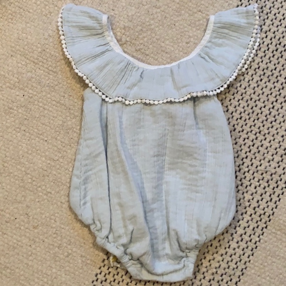 Dylan and Abby baby bubble outfit